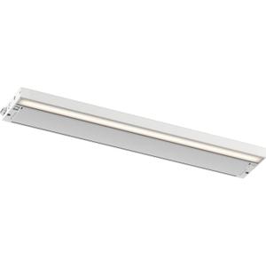 Kichler 6U Series 22" 120V LED Under Cabinet Light in White, 2700K, (22" L x 4.25" W x 1" H), 6UCSK22WHT, 1.00x22.00x4.25