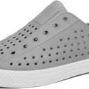 SAGUARO Mens Garden Shoes for Women Breathable Slip-On Gardening Clogs Quick Dry Non-Slip Water Shoe Outdoor Beach Sandals Aero XVII (6.5 Women/4.5 Men, Grey/White)