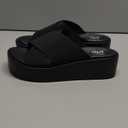 Steve Madden New York Halsey Black Women's Sandals Size 8