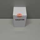 DASITON Makeup Brush holder Organizer,Crystal Cosmetic Makeup Brush Glass Brushes Storage Holder, Vintage Make Up Brush Cup Pen Pencil Holder striped vase(Pink S+L)