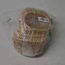 Small Flower Girl Basket Set of 2  Small Wicker Basket with Handle & Waterproof Lining (6.3"  5.12"  3.75") Rustic Style for Wedding Flowers, Sweets & Gifts  Compact, Lightweight & Multifunctional