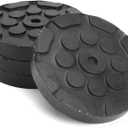 4PCS Car Auto Jacking Lift Pads,Round Heavy Duty Car Lift Pads Rubber Arm Pads Lift Pad Fit for Auto Car Lift Truck Hoist (B)
