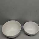 MALACASA Ceramic Mixing Bowls, Large Serving Bowls for Mixing, Cooking, Prepping, Baking, Salad, Soup, Pasta, Nesting Bowls Set of 3, 46/80/140 Oz, Oven, Microwave and Dishwasher Safe, Series TARA