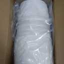 OurWarm Adjustable White Christmas Tree Collar, Rustic Faux Fur Tree Skirt for Xmas Trees Decorations, Farmhouse Christmas Tree Ring Base Cover Modern Boho Holiday Winter Decor (Adjustable 20-28 inches)