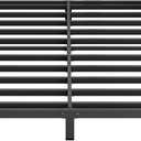 Yicensen 8 Inch Queen Bed Frame Rounded Corner No Box Spring Needed, Heavy Duty Metal Queen Size Platform Bed Frame, Easy Assembly, Noise Free, Black