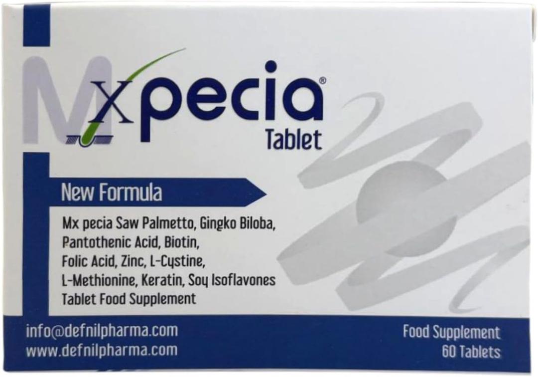 XPECIA FOR MEN ANTI HAIR LOSS DHT BLOCKER NEW HAIR GROWTH FORMULA 60 TABLETS, BBD  11/2028