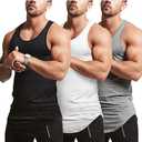 I
Mens Workout Stringer Tank Tops Fitness Performance Muscle Sleeveless Shirts Gym Training Bodybuilding Vest
XL