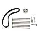 Timing Belt Kit Push Rods Timing Pin Set Pulleys fits for Deutz F2L1011 F3L1011 F4L1011 F2M1011 BF4M 1011F F3L1011F F4L1011F, Timing Belt with Timing Alignment Pins and Pushrods # 02931480 02109085