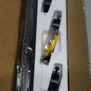 YaFex Curtain Rods 32-118 Inch, Heavy Duty 1 Inch Adjustable Curtain Rod for Windows, Black Long Window Treatment Rods, Modern Design, Easy Installation