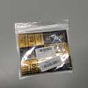 Tenare 90 Pcs 60th Birthday Party Favors Candy Wrappers Black and Gold Stickers Mini Chocolate Label 60th Birthday Decorations for Men Anniversary Party Supplies