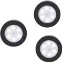 Gadpiparty 3 Pcs Led Lights Battery Operated Stick Lights Touch-Activated for Closet Cabinet Wireless No Glare