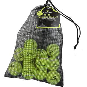 Hyper Pet Mini Tennis Balls for Dogs - 12 Pack (Dog Ball Toys for Exercise, Fetch K9 Mini Kannon K2) Interactive Toys & Tennis Balls - Great for Small Dogs (Green)