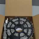 JMEXSUSS 168FT 600 LED Christmas Lights Outdoor Waterproof Clear Wire Indoor String Lights for Outside Warm White Christmas Tree Lights Plug in for Bedroom Wedding Party Valentines Decor