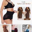 GYDEK Tummy Control Shapewear Panties for Women-High Waisted Body Shaper Underwear Seamless Shapewear Panty Girdle (Black, M)