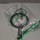 Peryiter 2 Pcs Small Metal Abstract Wall Art 15.7 Inch Black Metal Geometry Wall Decor Minimalist Single Line Art Vertical Sculptures Geometric Modern Hanging for Living Room Bathroom