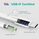 2 Pack 10ft USB C to USB C Cable for iPad Pro 13/12.9/11 inch, Air 5/4, Mini 6, MacBook Air/Pro Charger, iPhone 17/16/15 Pro Max, Pixel 7/6 Pro, USBC Type C Fast Charging Cord