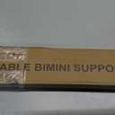 Adjustable Bimini Top Rear Support Poles Bimini Top Replacement Parts Fit Most Types of 3 Bow 4 Bow Bimini Top,Marine Grade Aluminum Extension Top Poles