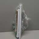 Tension Curtain Rod 30 to 64 Inch White Curtain Rod Adjustable Expandable Spring Tension Curtain Rod No Drilling 7/8" Spring Loaded Curtain Rods for Windows Bedroom Closet Doorway Door