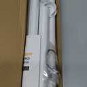 Closet Rods for Hanging Clothes, 17 to 84 Inch Heavy Duty Stepless Adjustable Closet Hanging Rod, 1.3 Inch Diameter Metal Closet Rod for Wardrobes Laundry Bedroom RV, White