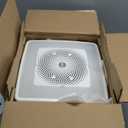 Broan-NuTone ChromaComfort Bathroom Exhaust Fan, 110CFM/1.5 Sones, with Sensonic Bluetooth Speaker and 24-color LED Light, SPK110RGBL, Wall Switch included, White