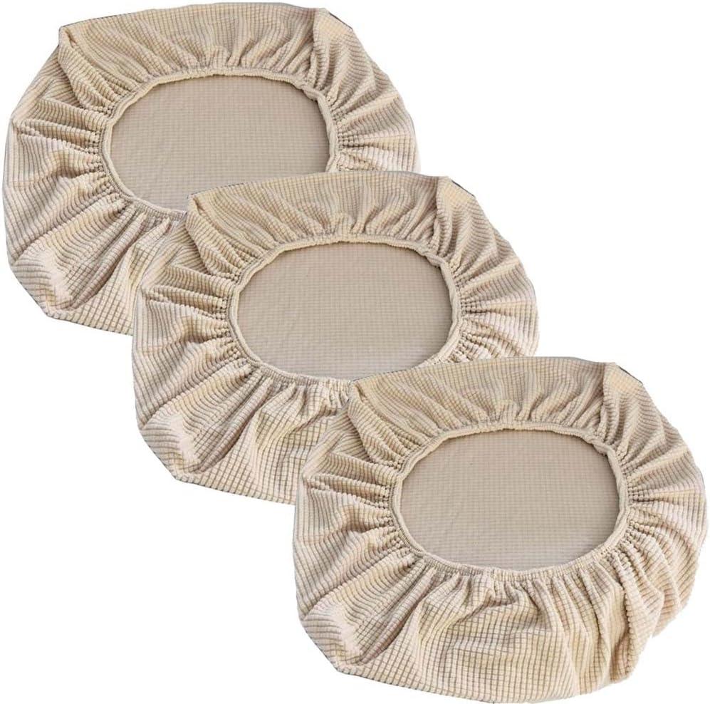 XMAYODS Couch Cushion Cover Replacement 1 Cushion Sofa Cushion Cover Protector High Stretch Spandex Jacquard Fabric Removable Washable Sofa Slipcover (Color : #4, Size : 3pcs)