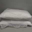 MIULEE Throw Pillows Inserts, Pack of 2 12x20 Inch 100% Virgin Fiber Filling Bed Couch Pillows