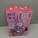 Phobby Doctor Kit for Toddlers Aged 3 4 5, Medical Pretend Play Set for Kids with Bag and Costume, Doctor Cart Toy for Girls Boys Birthday Gift (Pink)