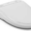 TOTO WASHLET S350e Electronic Bidet Toilet Seat with Auto Open and Close and EWATER+ Cleansing, Round, Cotton White - SW583#01