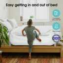 NUTIKAS Baby Bed Rail Guard for Toddlers -47" Toddler Bed Rails for Twin, Full, Queen, King Bunk Size Bed Swing Down Bedrail Extral Tall Child Safety Side Railing Guards for Kids