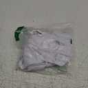 Meetall White High Cut Leg Rise Cute Cheeky Bikini Set Swimsuits for Women Sexy String Bathing Suits Two Piece Size M