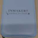 INMAKER Light up Crochet Hooks Ergonomic Soft Grip, Large Counting Crochet Hook Set Digital, Lighted Crochet Needles Kit with Case (Blue)