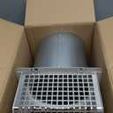 8 Inch Hooded Wall Vent Cover Outside, Dryer Exhaust Vent Metal Mesh Cover, Wall Vents Cover Exterior Air Exhaust for Kitchen Bathroom House Range Hood HVAC