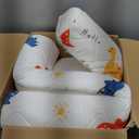 Ceekliybear 2-Pack Premium Foam Bed Bumpers for Toddler, Non-Slip Bed Rails for Toddlers for Twin, Queen, King Beds, Machine Washable Bumpers Cover for Easy Care（Size：52" x 7" x 5"