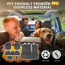 Powerty Floor Mats for Nissan Pathfinder 8 Seats 2022-2026 2027, All Weather 3D TPE Anti-Slip Trunk Cargo Liner Seat Back Covers Protectors Full Set Car Accessories