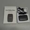 5-in-1 Wireless CarPlay Adapter Support Netflix/YouTube/TF, Wireless Android Auto & Carplay Adapter with USB-A/USB-C Cables, Convert Wired to Wireles Apple Dongle, Magic Video Box Car Play for iPhone