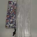 Mahjong All-in-One Tile Rack & Pusher with Bag, Clear Acrylic Mahjong Combo, Modern American Majiang, Set of 4, White