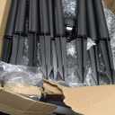 Ensenior 10-Pack Solar Lights Outdoor, Auto ON/Off 6500K LED Solar Garden Lights for Pathway, Yard, Patio, Walkway, Flower Bed, Waterproof, Energy-Efficient Landscape Lighting, Adjustable Height (Cool White)