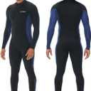 Wetsuit, 5/4mm Upgrade CR Neoprene Wetsuits for Men and Women, Ideal Thermal Wet Suit in Cold Water, Front Zip for Surfing Snorkeling Diving Swimming 3XL