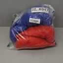 2 Pair Boxing Gloves for Men & Women, Boxing Training Gloves Suitable for Beginners & Kids, Shockproof Leather Sparring and Training Gloves Set (Blue-Red)