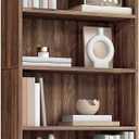VASAGLE Custos Collection - Bookshelf, 6-Tier Bookcase, Book Shelf, Open Storage Shelf, 9.4 x 23.6 x 63.3 Inches, for Living Room, Home Office, Dining Room, Natural Walnut ULBC166K01