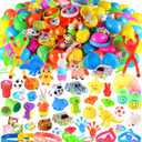 100 Pack Prefilled Easter Eggs with Assorted Toys, Bright Colorful Eggs for Easter Basket Stuffers/Fillers, Easter Eggs Hunt, Classroom Prize Supplies, Party Favors Bulk for Kids