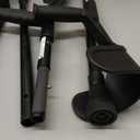 KMINA Foldable Forearm Crutches, Carbon Fiber, Open Cuff