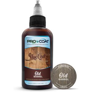 UnoCoat Hardwax Uroil Color Samples - Made in USA - Advanced Wood Grain Treatment for Indoor Applications, Urethane-Modified Hard Wax Oil, for Any Wood Species - 2 oz / 59 ml - Old Barrel