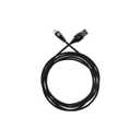 Zgear DC-APP8PMB6M-BC Cable, Nylon Fiber, Black/Chrome, 6 ft L