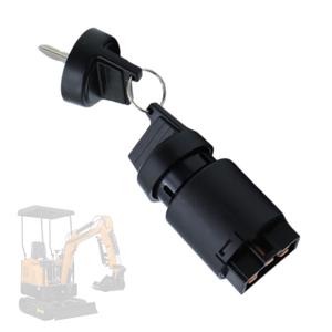 Ignition Switch for AGT Mini Excavator– Durable Mini Excavator Parts, Starter Switch for Cape Generator 6500 6700 427 186F