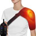 Shoulder Heating Pads for Rotator Cuff Pain,Adjustable Heated Shoulder Wrap with 3 Heat Settings,Ideal for Relieving Muscle Pain&Daily Use