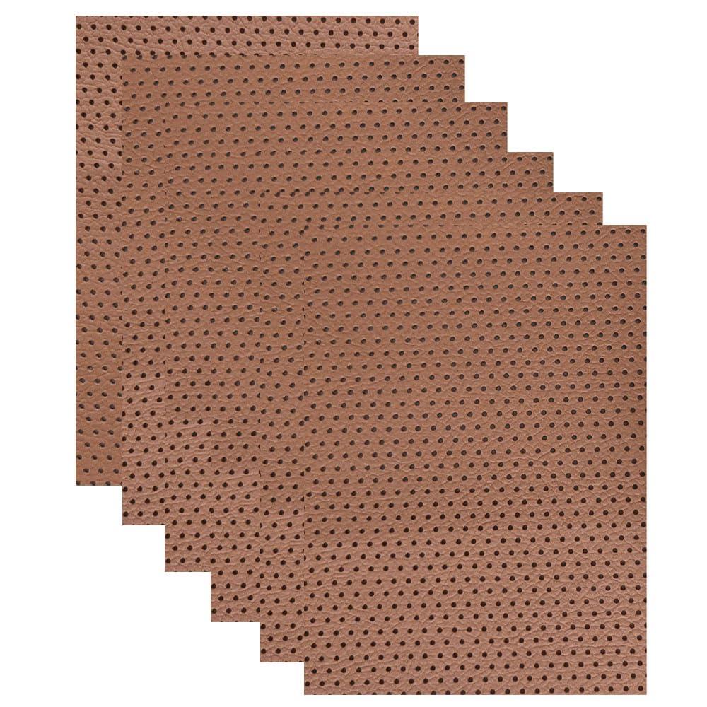 2 x Leather Repair Patch Tape 7.811.8" Furniture Leather Strong Self Adhesive Tape for Sofas Couch Car Seats Cabinets Bags Anti Scratch Patches First Aid Patch Fixing Leather (6, Light brown, 7.8x11.8")