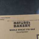 Natures Bakery Whole Wheat Fig Bars, Raspberry, Real Fruit, Vegan, Non-GMO, Snack bar, 6 Count (Pack of 6)