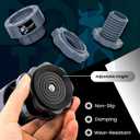 ORBON Anti Vibration Pads for Washing Machine | Durable Washing Machine Feet Anti Vibration | Anti Vibration Pad Washing Machine | Anti Vibration Washing Machine Support (Round Adjustable)