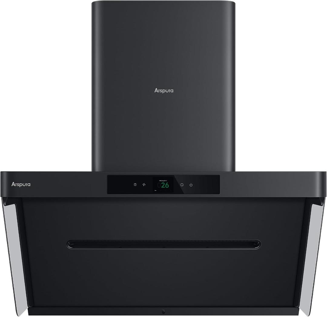P1 Range Hood 36 Inch, Wall Mount Smart Kitchen Vent Hood with IQV Smoke Capture, Ultra Quiet BLDC Motor, PM2.5 Monitoring, 4-Speed Gesture Control, LED Lights